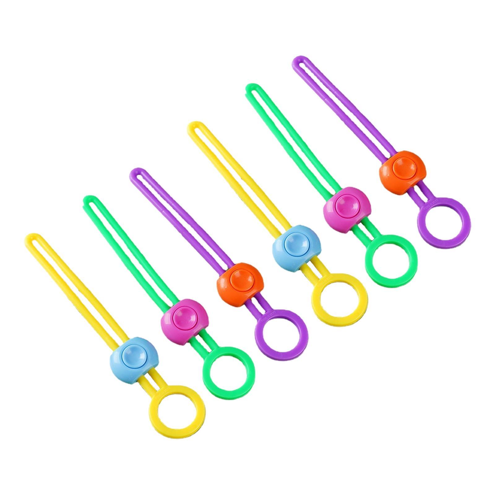 6 Pieces Seal Tags Kitchen Storage Clip Portable Snack Storage Clips Food Sealing Clip Snack Bag Sealing Chips for Restaurant Household