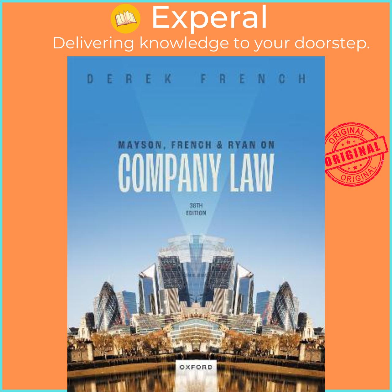Sách - Mayson, French, and Ryan on Company Law by Derek French