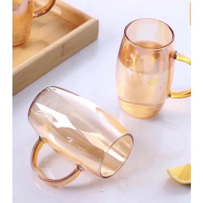 Bộ bình nước + 6 cốc thuỷ tinh đổi màu chịu nhiệt 1,8L cao cấp mẫu mới 2021