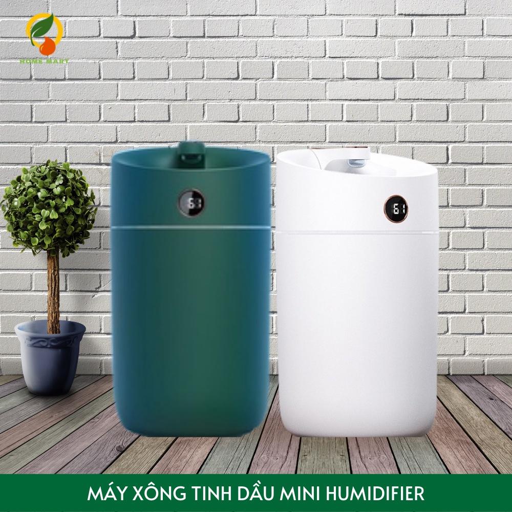 Máy xông tinh dầu cỡ lớn Humidifier dung tích 3L, tạo độ ẩm phòng điều hòa, khuếch tán tinh dầu, đèn Led