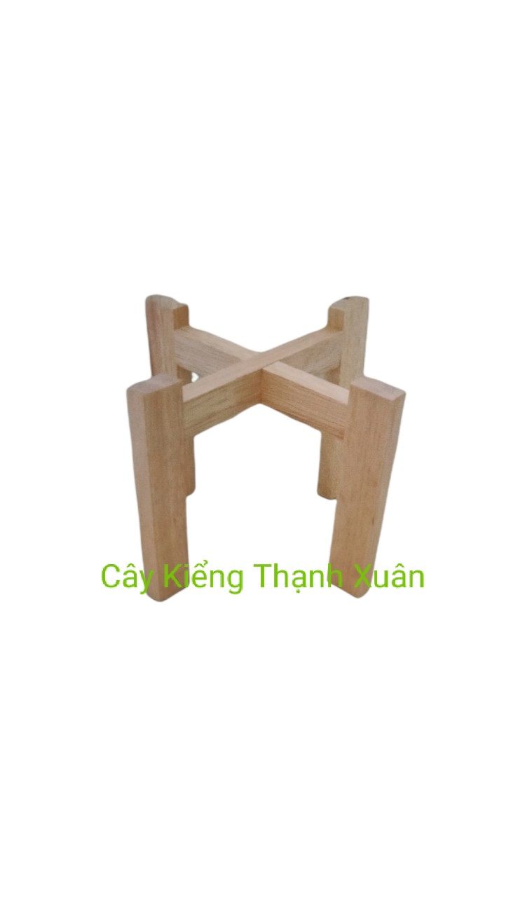 Đôn Gỗ MINI Để Chậu Cây, Kích thước Cao 11x Rộng 11cm, Lọt Lòng chậu 10cm