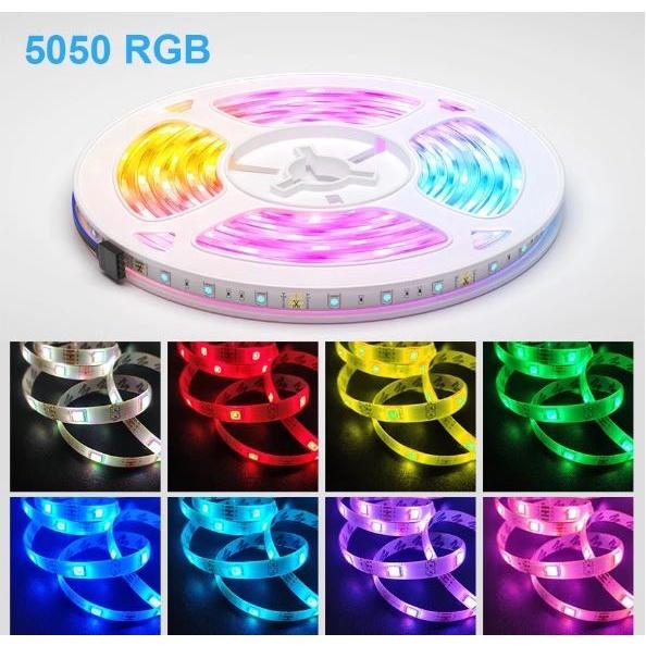 Cuộn Dây 5m Đèn LED Tiktok RGB 5050 Strip Light Amalife Ama2, Trang Trí Phòng, Bàn Máy Tính, Kết Nối Điện Thoại