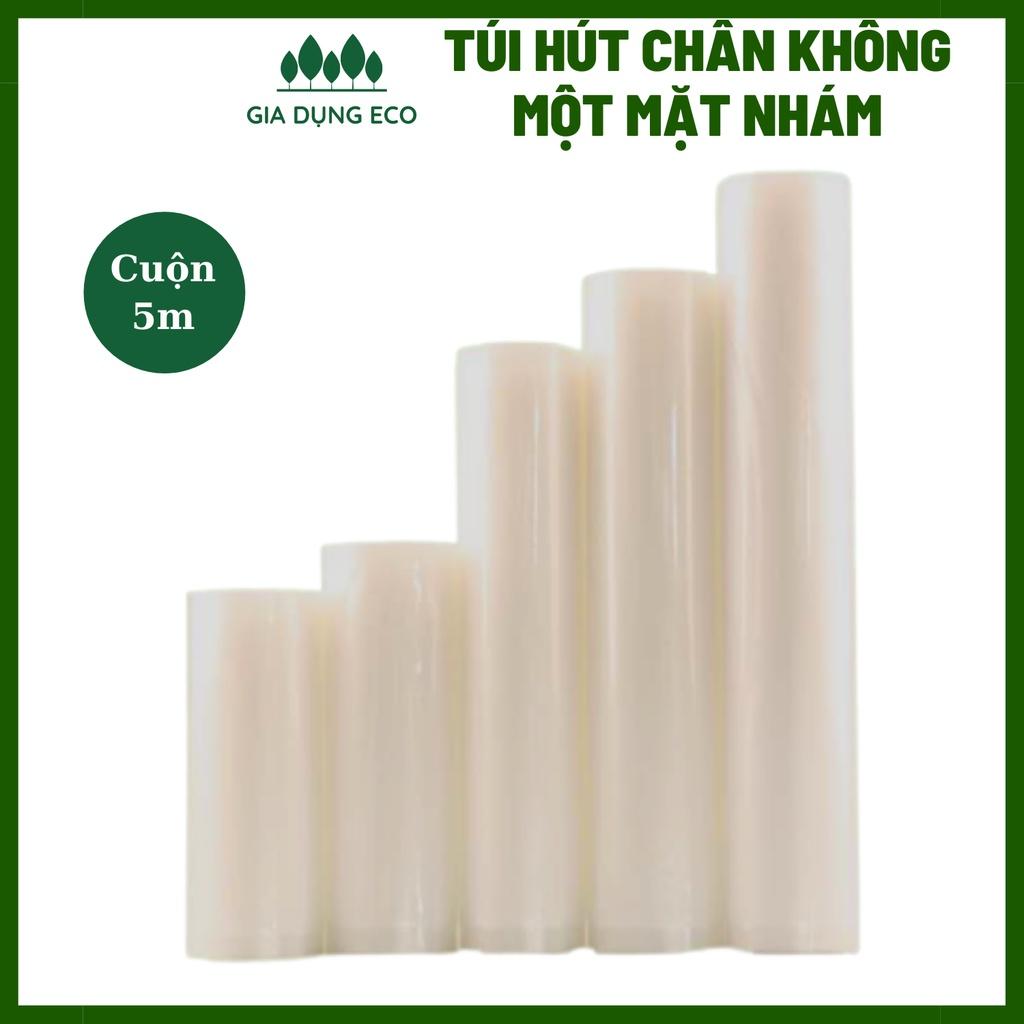 Túi Hút Chân Không Thực Phẩm - Loại Cuộn Một Mặt Nhám Dài 5m