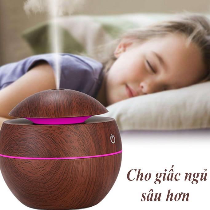 Máy khuếch tán tinh dầu phun sương vân gỗ