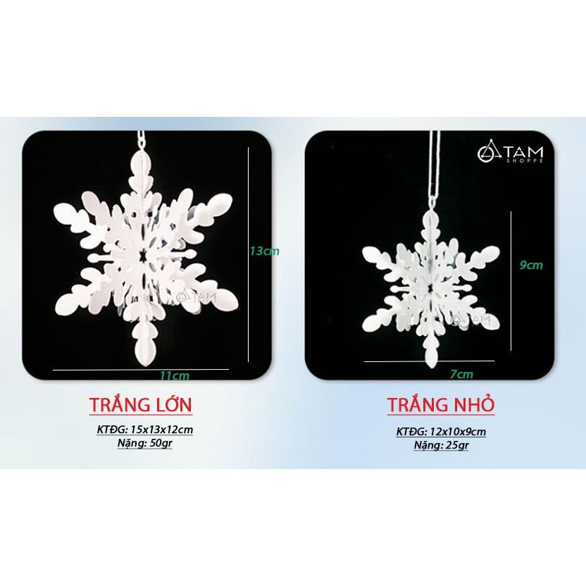 Bông tuyết kim loại màu xi ánh kim lớn nhỏ X-PKTCT-30