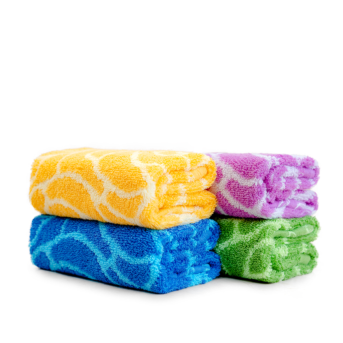 Khăn Mặt Cotton Tự Nhiên 100% Niva WP2 Thấm Hút Vượt Trội An Toàn Cho Da, Hoa Văn Kích Thước 280x480 mm