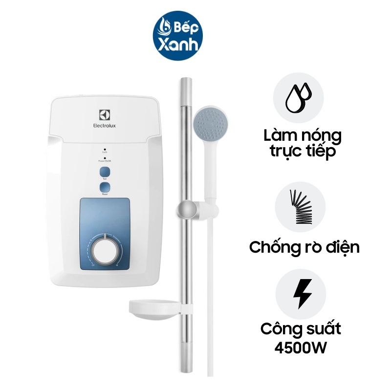 Máy Nước Nóng Trực Tiếp Electrolux EWE451GX-DWB - Công Suất 4500W - Hàng Chính Hãng