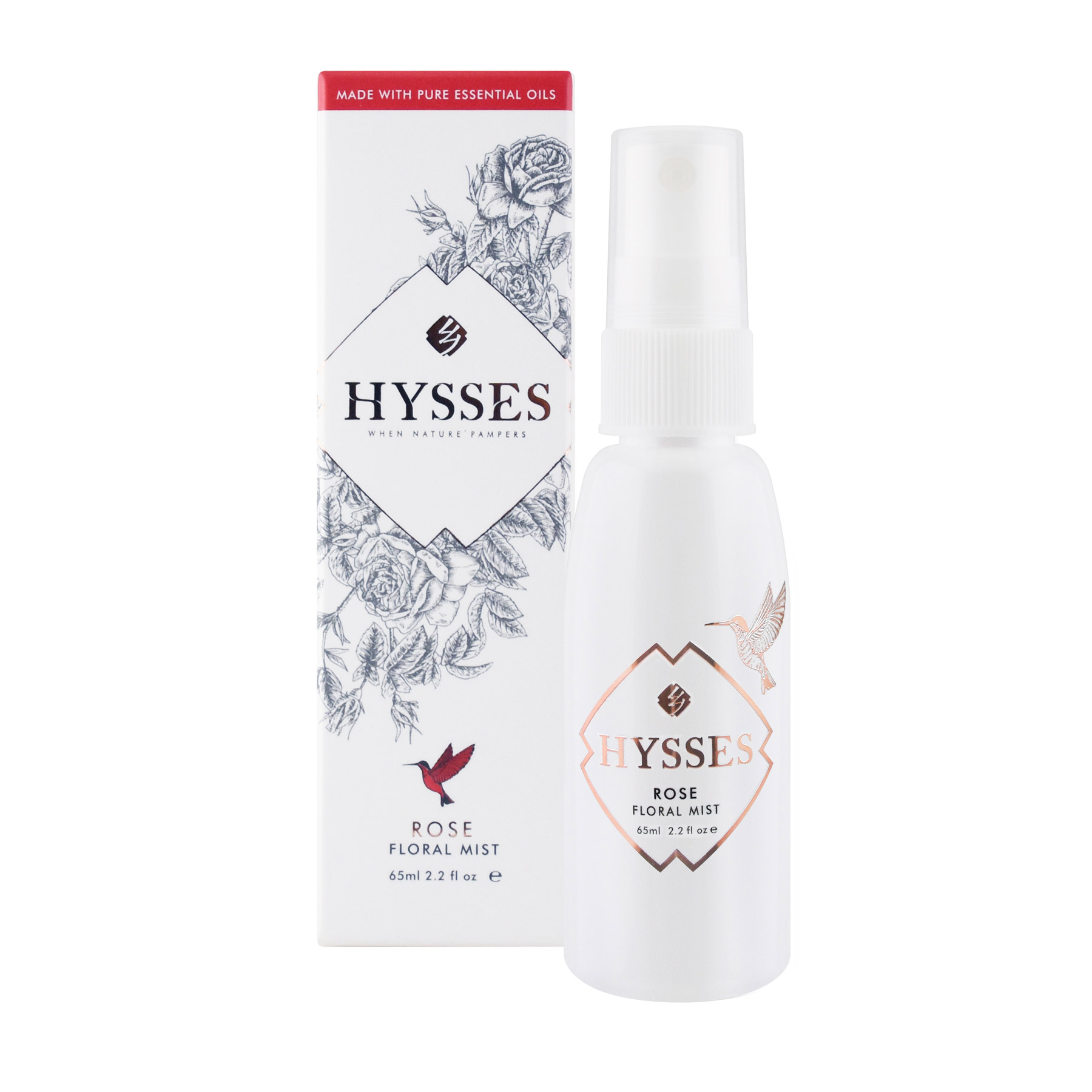 Nước Xịt Khoáng Cao Cấp Hysses Floral Mist Cấp Ẩm Tức Thì Cho Da Căng Mọng, Làm Sáng Da, Chống Lão Hóa Với Tinh Dầu Hoa Hồng Hữu Cơ Tự Nhiên