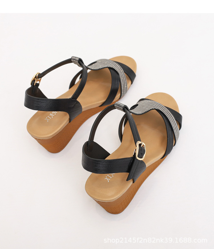 Giày quai ngang nữ giày sandals nữ dép quai hậu nữ cao 5 cm - DQH.320-97A