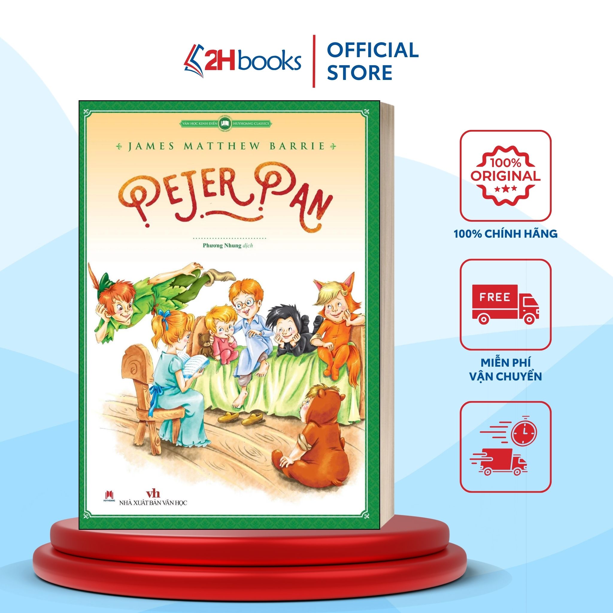 Hình ảnh Sách- Peter Pan, Cậu Bé Biết Bay và Cuộc Phiêu Lưu Diệu Kỳ, Tái bản 2020- 2HBooks