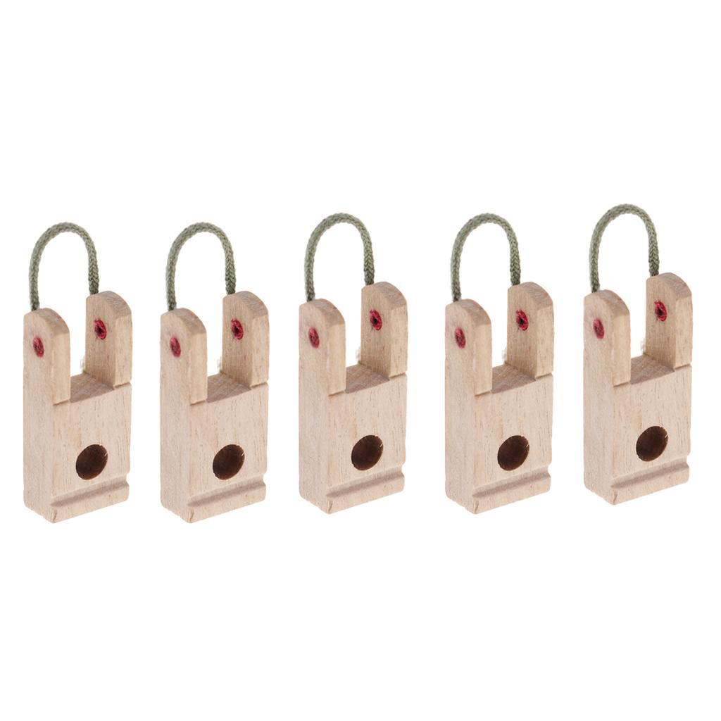 5 Pieces Wooden Piano Hammer Butt Plates/Flanges for Upright/Vertical Piano Parts