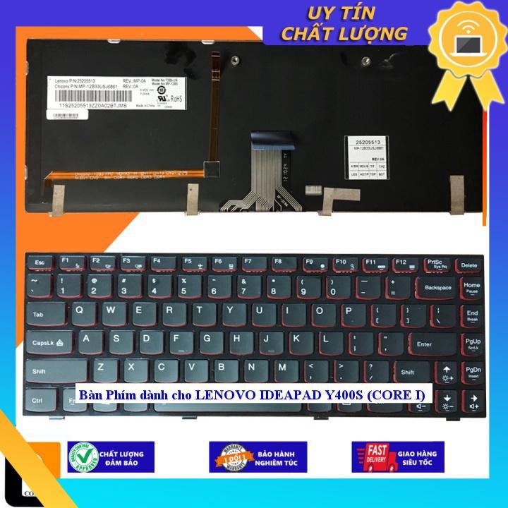 Bàn Phím dùng cho LENOVO IDEAPAD Y400S (CORE I) - Hàng Nhập Khẩu New Seal