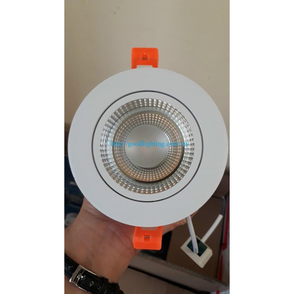 Đèn led âm trần COB điều chỉnh góc AD05 7W/10W/15W goodlight, chiếu sáng nhà cửa, cửa hàng , showroom