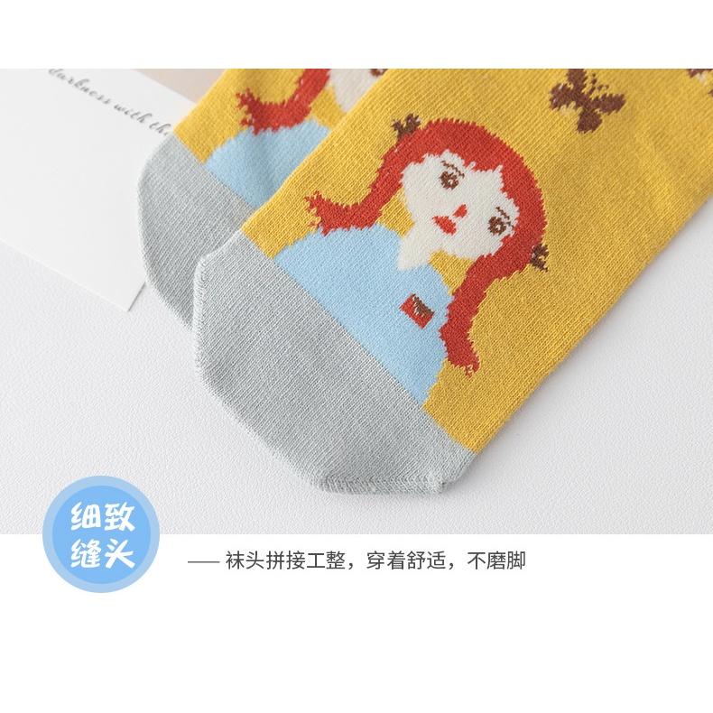Vớ nữ tất chân nữ mùa xuân hè thu hoạt hình cô gái dễ thương VT32