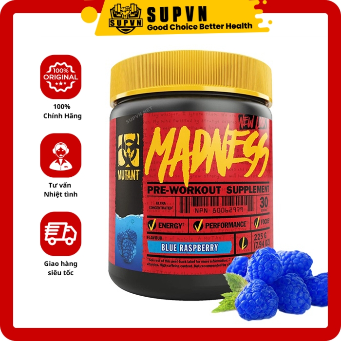 Madness Mutant Pre Workout 30 Servings