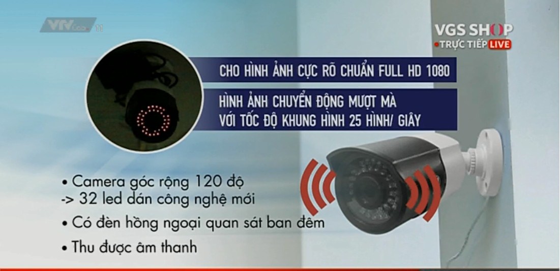 CAMERA GIÁM SÁT CÓ ÂM THANH (CAMERAS KIT 4CH - DVR) HÀNG CHÍNH HÃNG