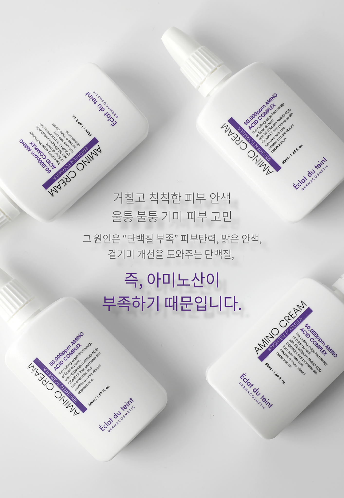 Kem Dưỡng Sáng Da, Giảm Sắc Tố Éclat Du Teint Amino Cream Brighten Formula 50ml