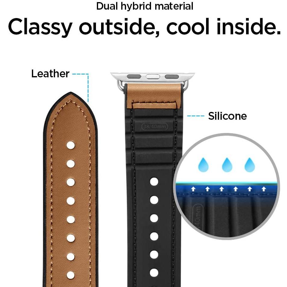 Dây đeo cho Apple Watch Series 1/2/3/4/5/6/SE - Spigen Retro Fit - hàng chính hãng