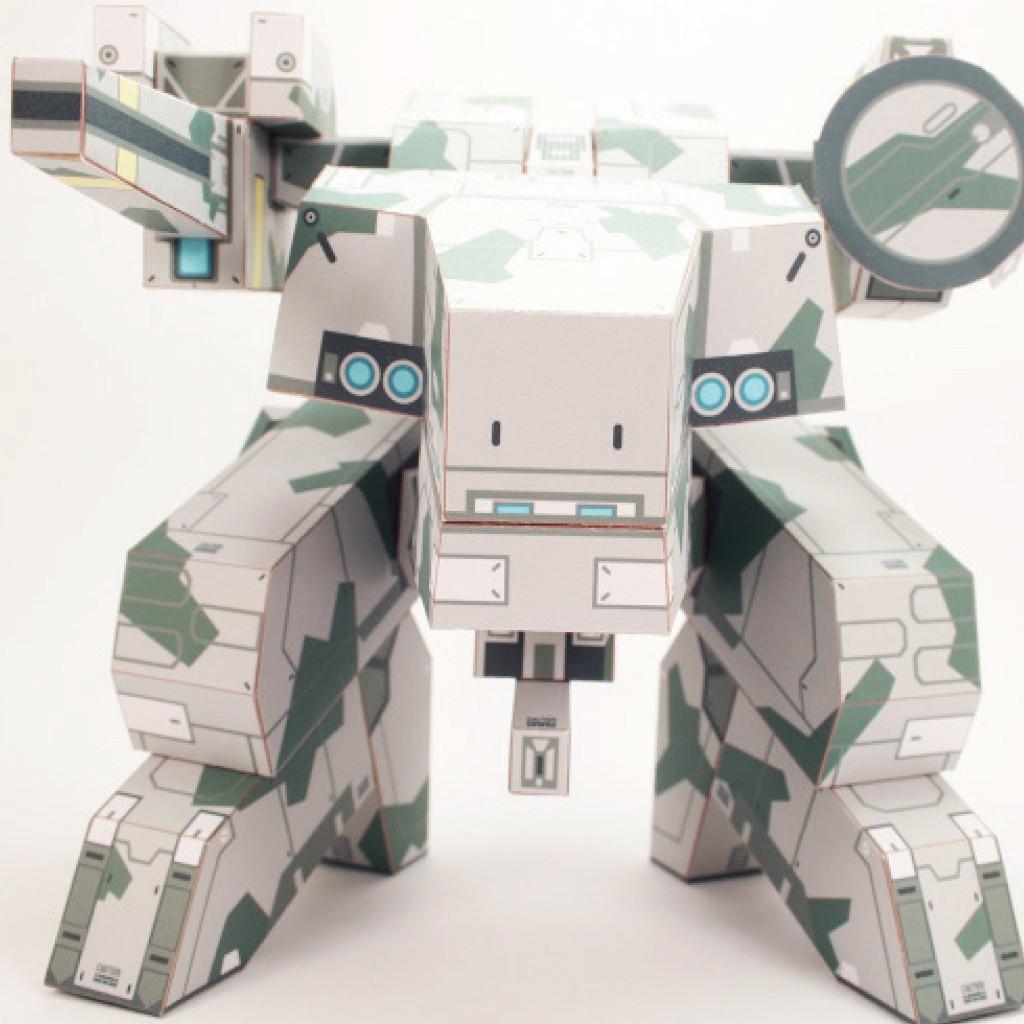 Mô hình giấy Game Robot Metal Gear REX