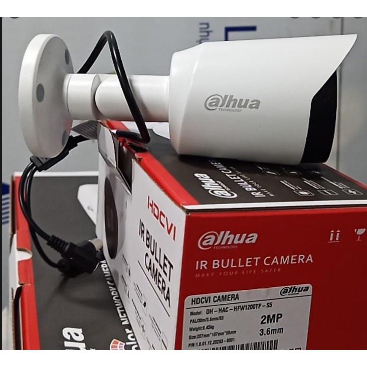 Camera Analog DAHUA DH-HAC-HFW1200TP-S5 2MP, Hồng ngoại 30m, vỏ kim loại- Hàng chính hãng
