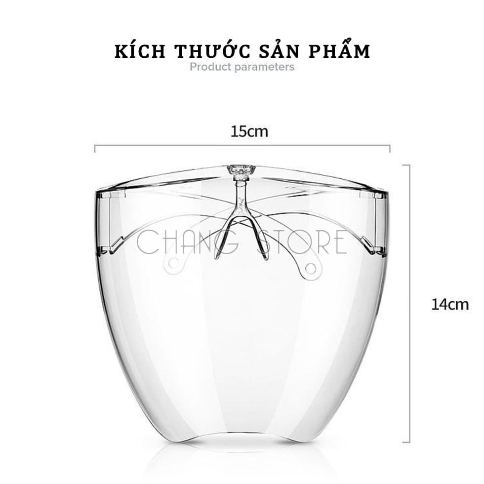 Combo 3 Kính Chống Giọt Bắn Phòng Dịch Bảo Hộ Trong Suốt - Mặt Nạ Chống Giọt Dầu Văng Bắn Chống Bụi Gió