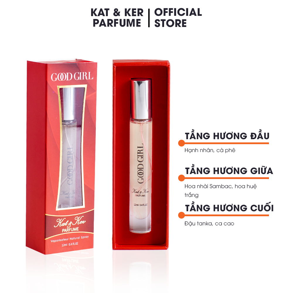 NƯỚC HOA CAO CẤP KAT&amp;KEV NỮ TÍNH THANH LỊCH GOOD GIRL – THE SCENT FOR HER 12ML