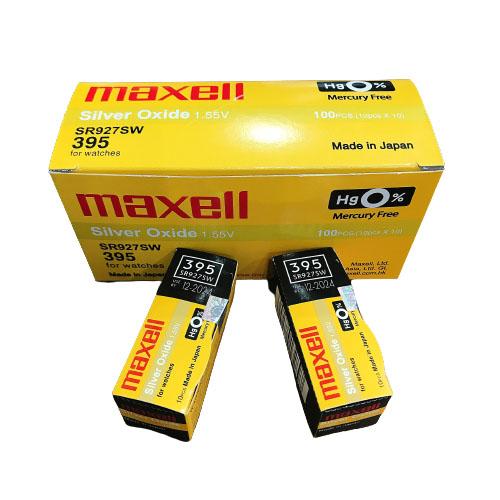 Pin đồng hồ chính hãng Maxell 395 SR927SW AG7 cho đồng hồ, thiết bị điện tử - 5 Viên