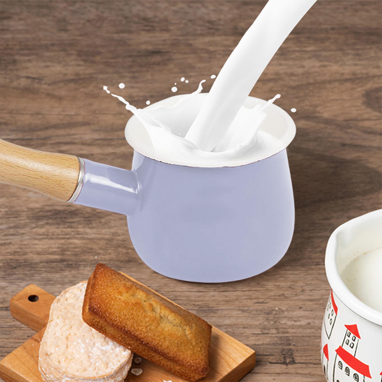 Multifunctional Sauce Pan Milk Pan Heat Resistant 550ml Small Sauce Pot for