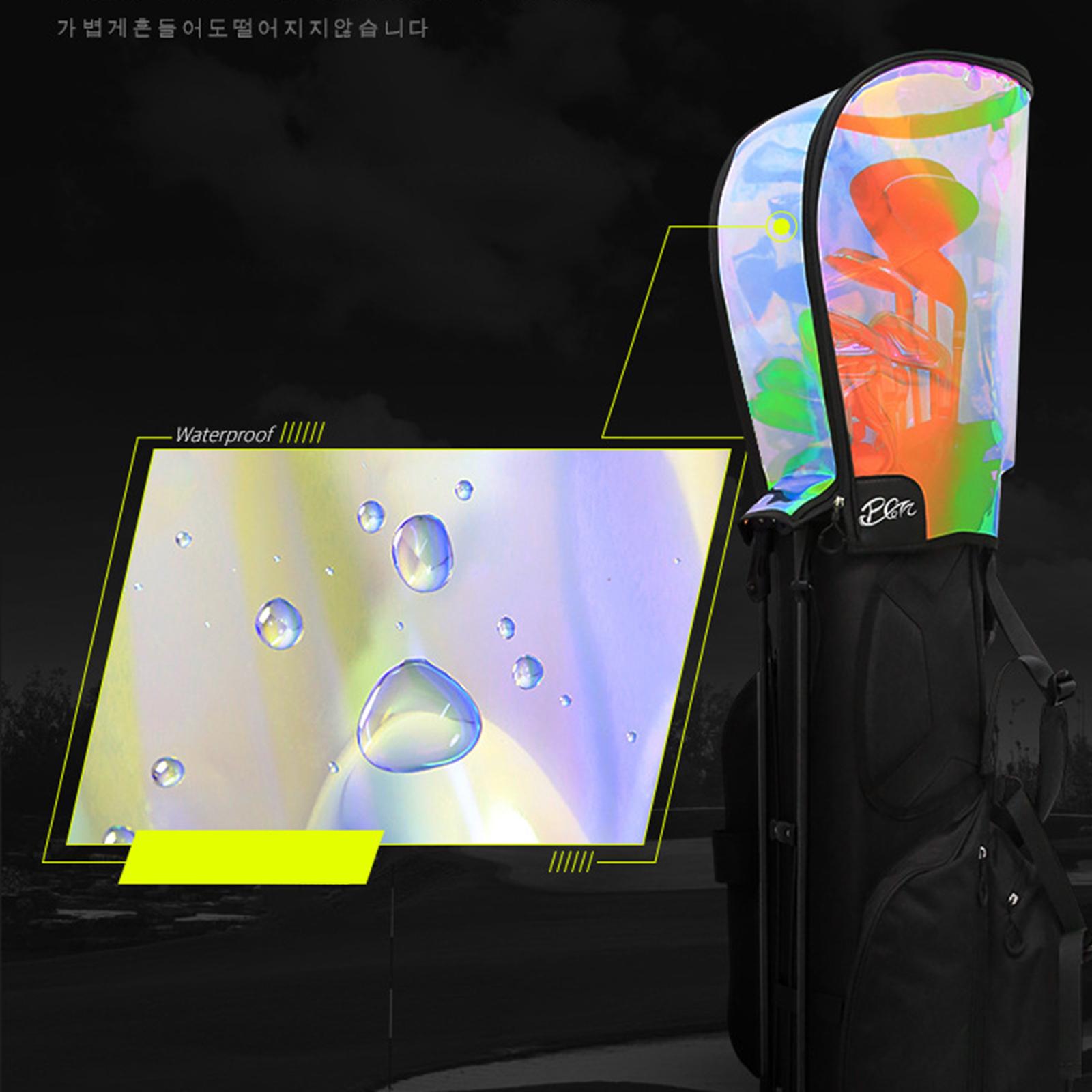 Golf Bag Rain Cover Waterproof Hood Protection Pack Golf Club Bags Raincoat