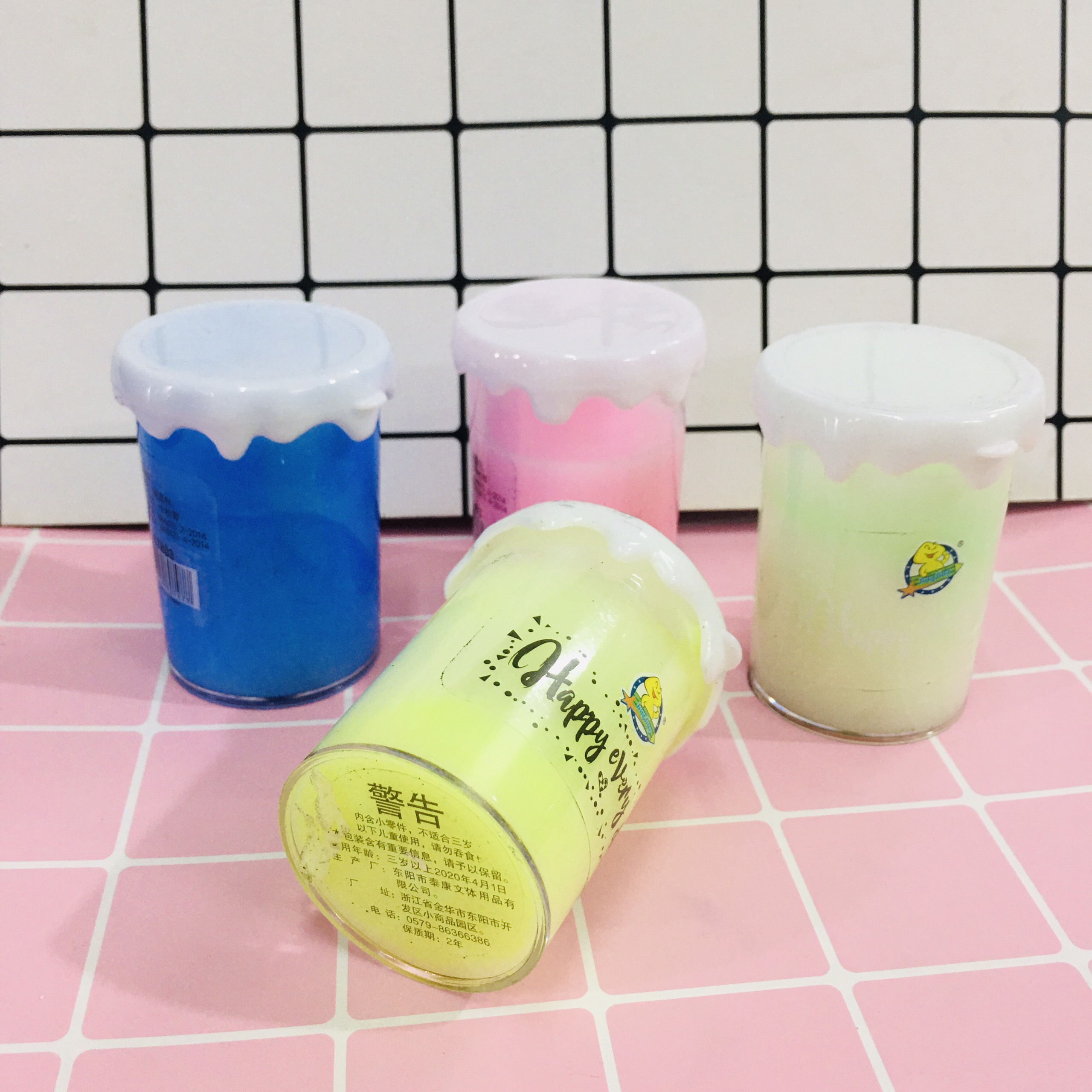 Set 4 lọ slime BƠ Chất Nhờn Ma Quái ( mẫu ngẫu nhiên )