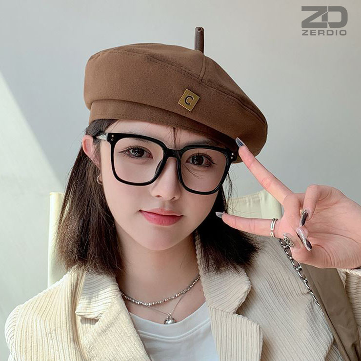 Mũ Nồi Nữ, Nón Beret Chữ C Phong Cách Hàn Quốc MNN02