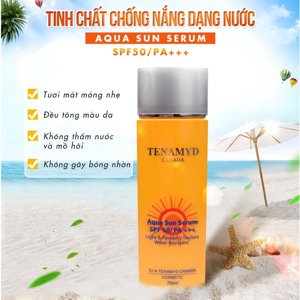 HÀNG NHẬP KHẨU-Huyết Thanh TENAMYD Aqua Sun Serum SPF50/PA+++ Tinh Chất Chống Nắng, Kem Chống Nắng Dạng Nước Mọi Loại Da