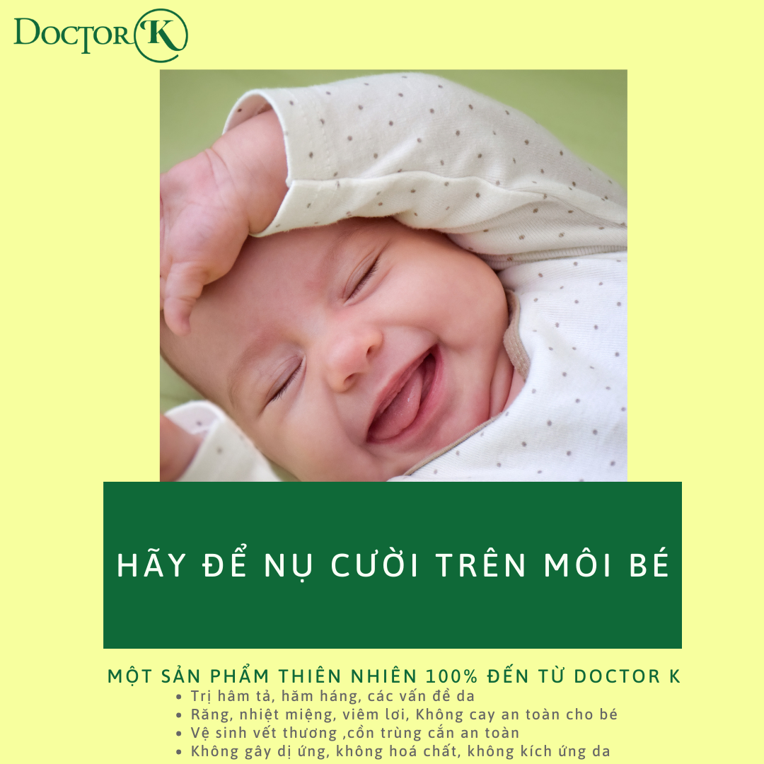 Nước muối sinh lý lá trầu không Doctor K - Trị viêm loét, hôi miệng, mẫn ngứa - an tâm sử dụng