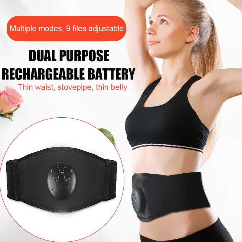 Rung Cơ Bụng Máy Bay Huấn Luyện Cơ Thể Giảm Béo ABS Máy Massage Bụng Máy Kích Thích Thắt Lưng Hỗ Trợ Đốt Cháy Mỡ Giảm Cân