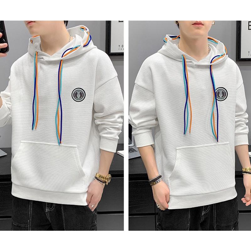 Áo Hoodie Nam Phối Dây Mũ Màu Sắc Dáng Oversize Phong Cách Ulzzang Thời Trang Zenkonu TOP NAM 243V2