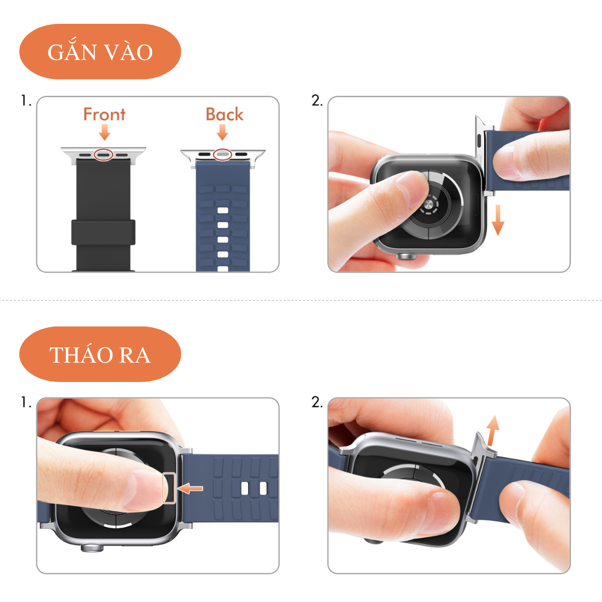 Dây Đồng Hồ Dành Cho Apple Watch KAi.N Sport Buckle Color Band- Hàng Chính Hãng