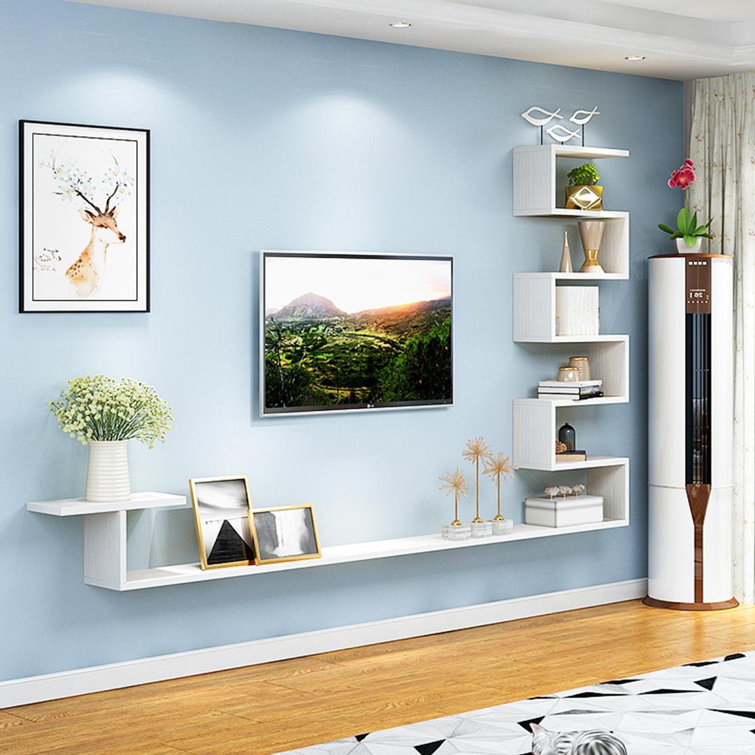 Kệ Tivi gỗ hiện đại SMLIFE Trixie | Gỗ MDF dày 17mm chống ẩm | D224xR20xC132cm
