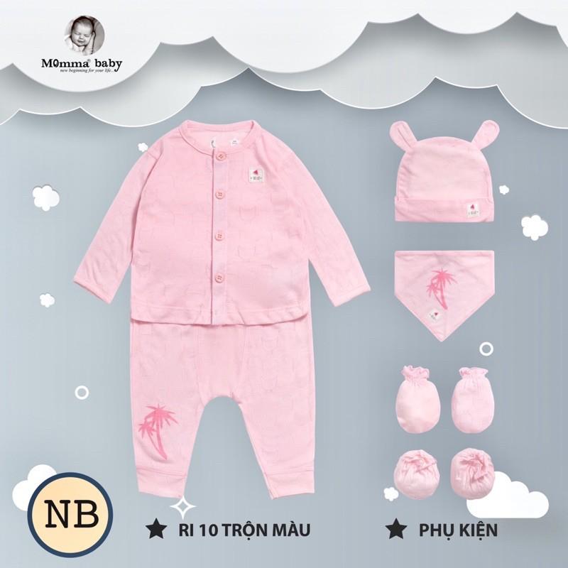 Lố 10 bộ sơ sinh Momma cho bé NB-6m