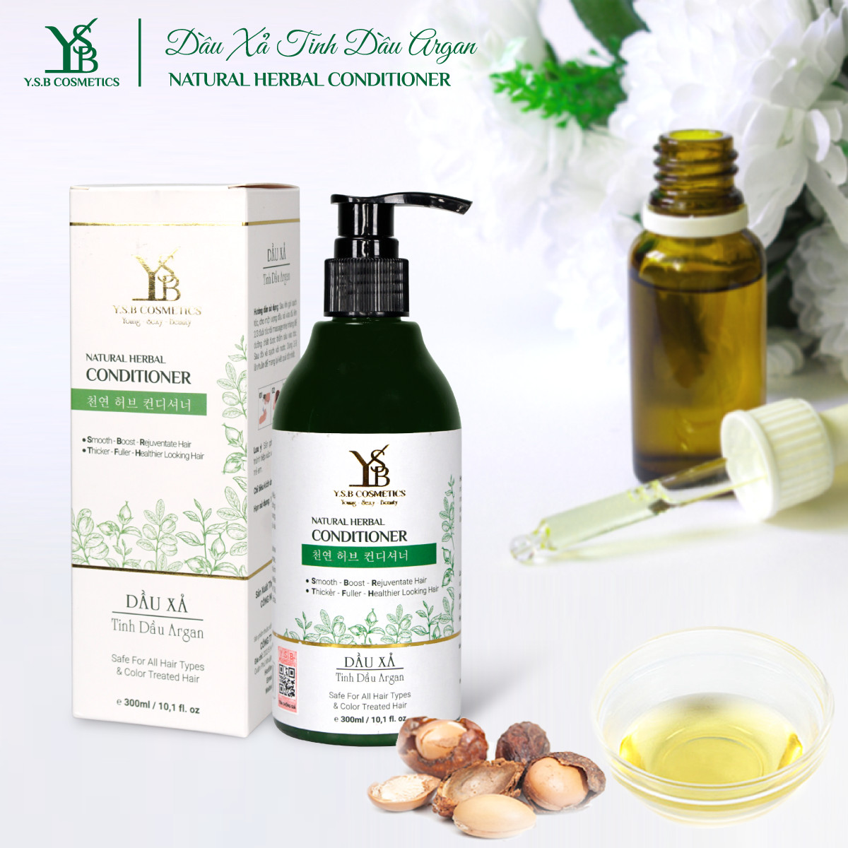 Dầu xả Tinh Dầu Argan NATURAL HERBAL CONDITIONER