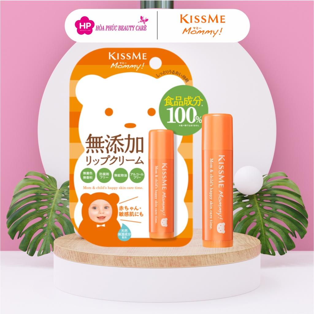 Kem Dưỡng Chống Nứt Nẻ Môi Dành Cho Bé Từ 6 Tháng Tuổi Và Da Nhạy Cảm Kissme Mommy Lip Cream N (2.5g)