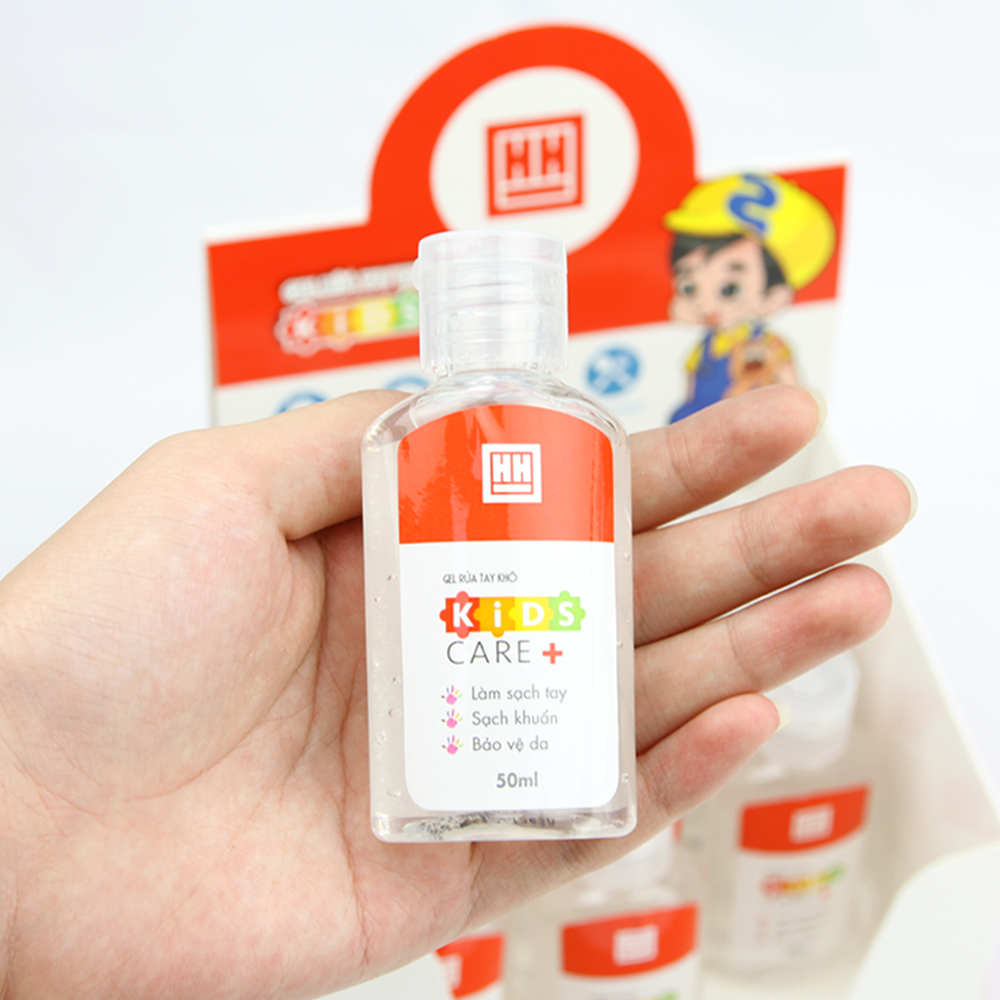 Gel rửa tay khô Hồng Hà Kids care+ 50ml (8201)