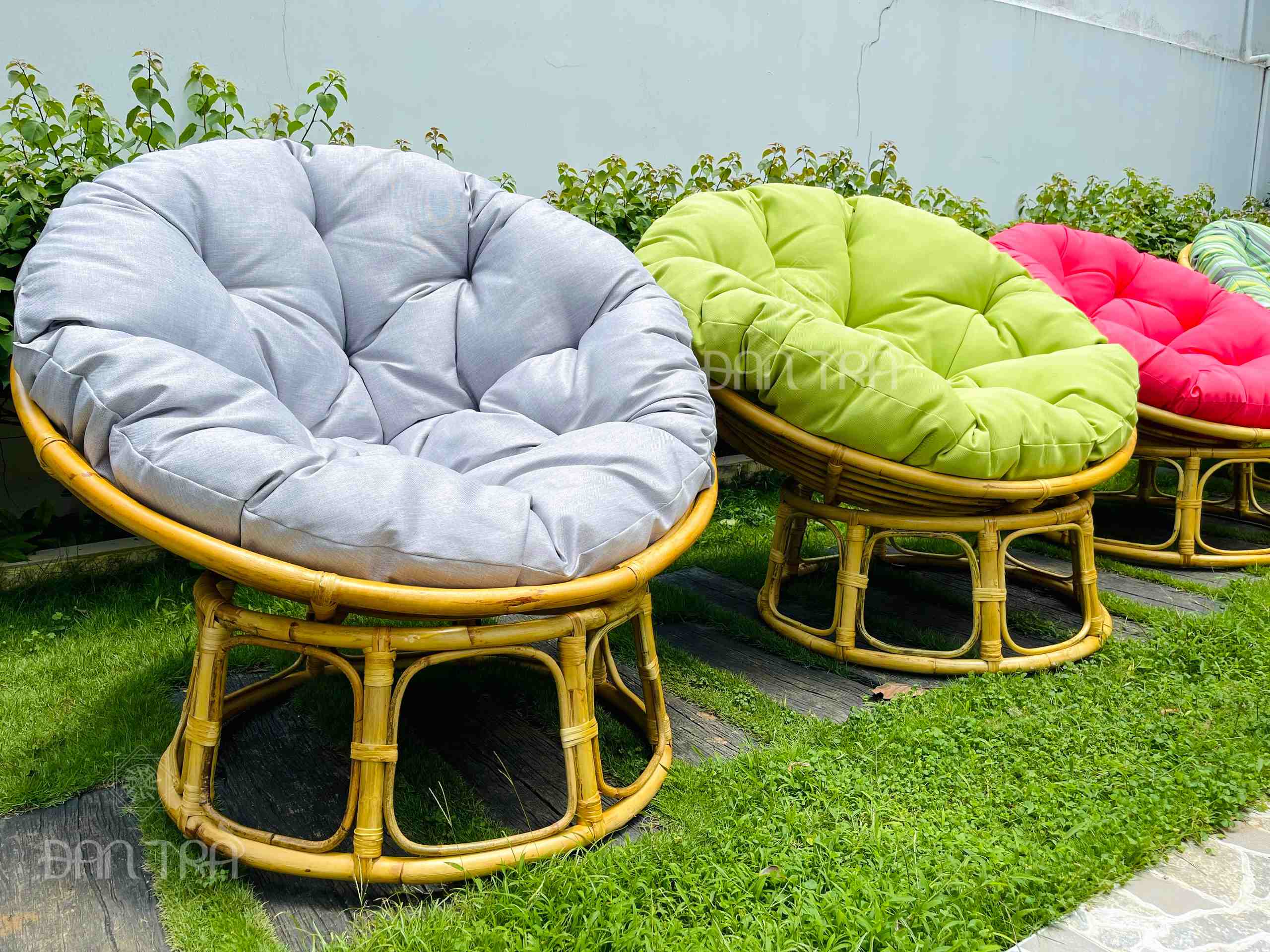 Ghế Mây Lười Đọc Sách- Ghế Mây Papasan 1M2 Kèm Nệm Nhung Cao Cấp To Thoải Mái -Ghế Mây Lười Thư Giãn Đan Trà- Ghế Mây  Thư Giãn Đọc Sách- Nội Thất Mây Tre Đan Trà ( Được Chọn Màu Nệm)