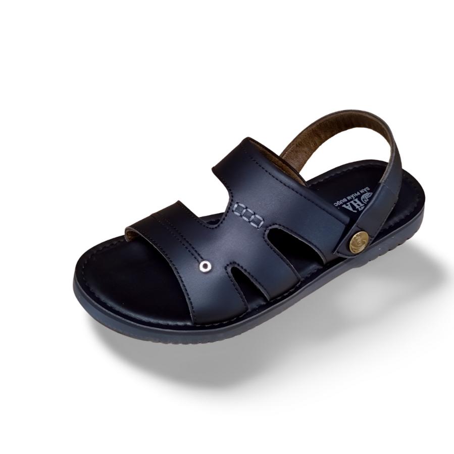 Giày Sandal Nam HÀ NAM Da Bò Thật Cao Cấp Đế Cao Su Chống Trơn Trượt DNA2243