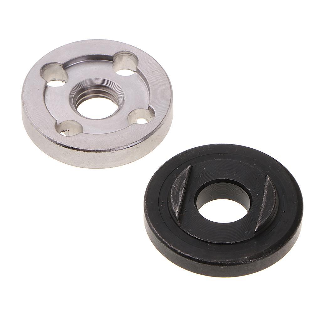 4 Piece Steel Lock Nut And Grinding Flange Nut Kit for 100 Angle Grinders