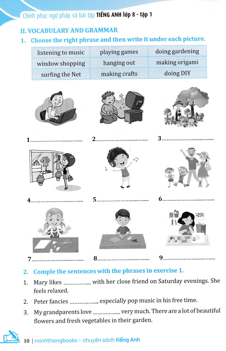 The Langmaster - Chinh Phục Ngữ Pháp Và Bài Tập Tiếng Anh Lớp 8 Tập 1 - Global Success _ MT