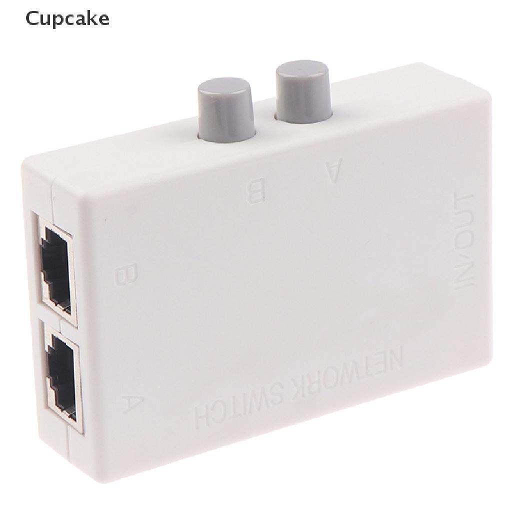 Bộ Chuyển Đổi Hộp Mạng 2 Cổng RJ45 RJ-45 2 Cổng