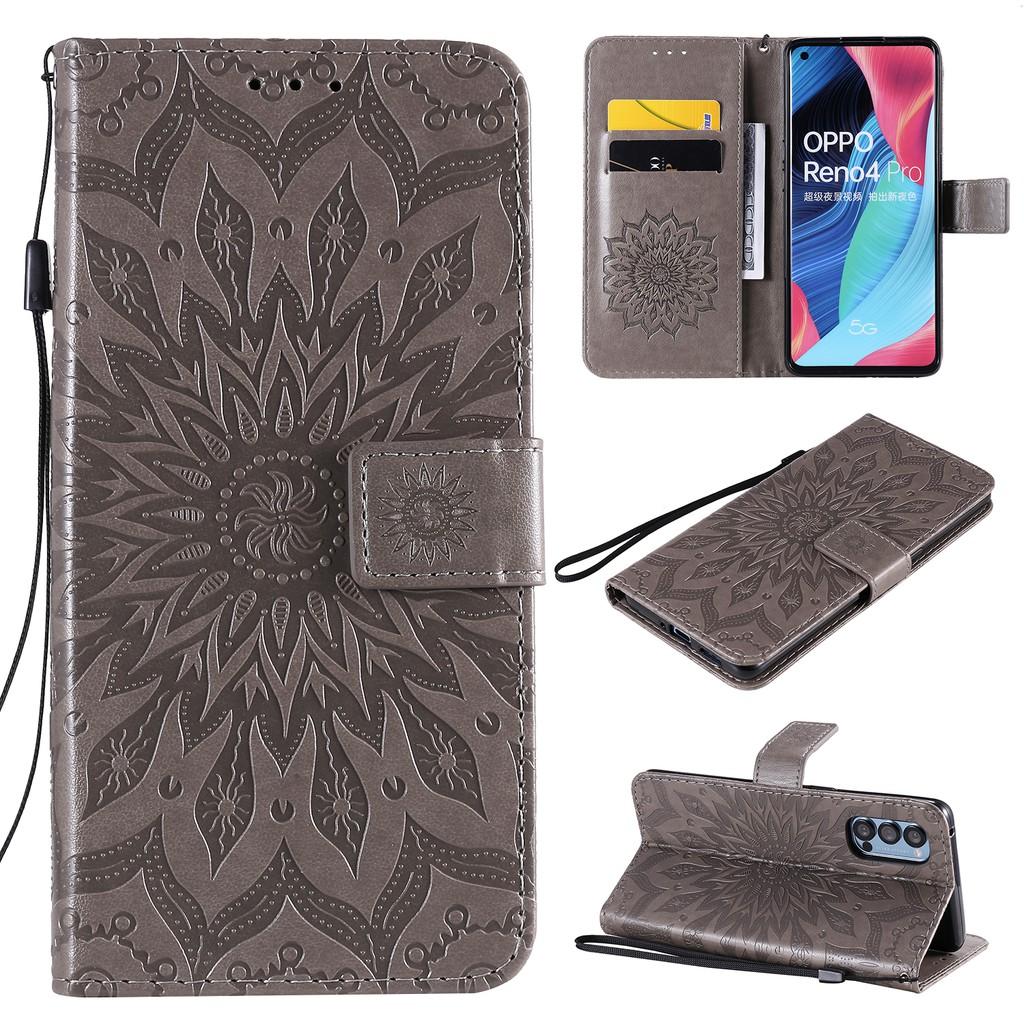 Bao da điện thoại PU mềm kiểu ví gập đựng thẻ có giá đỡ dành cho OPPO A93 A73 A53 A53S A33 A32 2020
