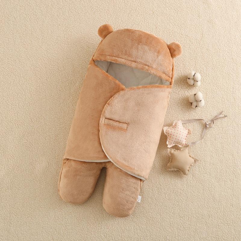 Thu Đông Cho Bé Bọc Chăn Túi Ngủ Cho Bé Bao Da Cho Trẻ Sơ Sinh Sleepsack 100% Cotton Dày Ủ Kén Cho Bé 0-9 Tháng