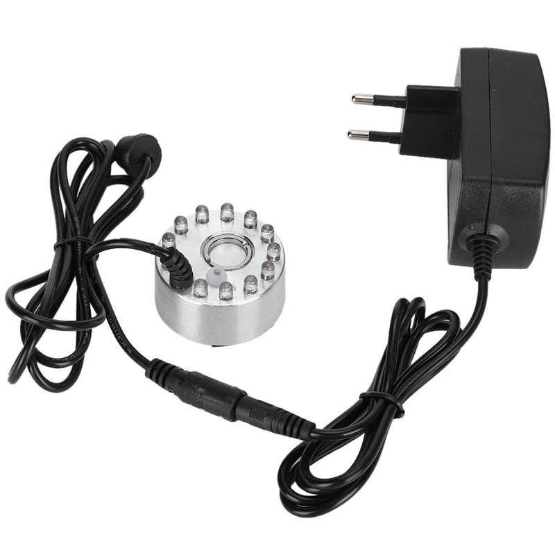 Máy Phun Sương Tạo Độ Ẩm Mini Phun Sương Tạo Phun Sương Tạo Ẩm Hình Ếch Con Vòi Phun Nước Ao Atomizer Sương Mù Làm Với 12 Đèn Trang Trí Cảnh Quan