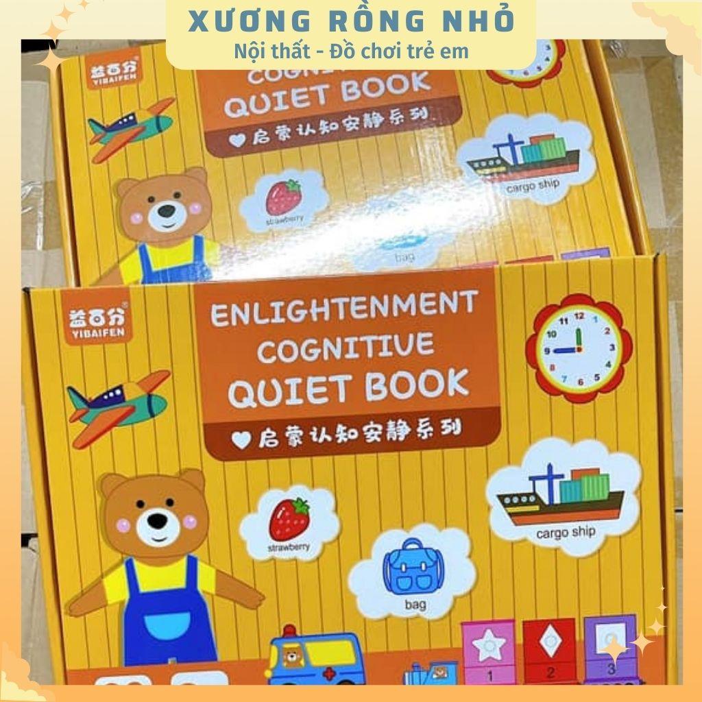 Học Liệu 17 Chủ Đề, Đồ Chơi Giáo Dục Sớm Cho Bé, Bảng Bận Rộn Quiet Book, Busy Board, Bóc Dán Cho Bé 2-6 tuổi